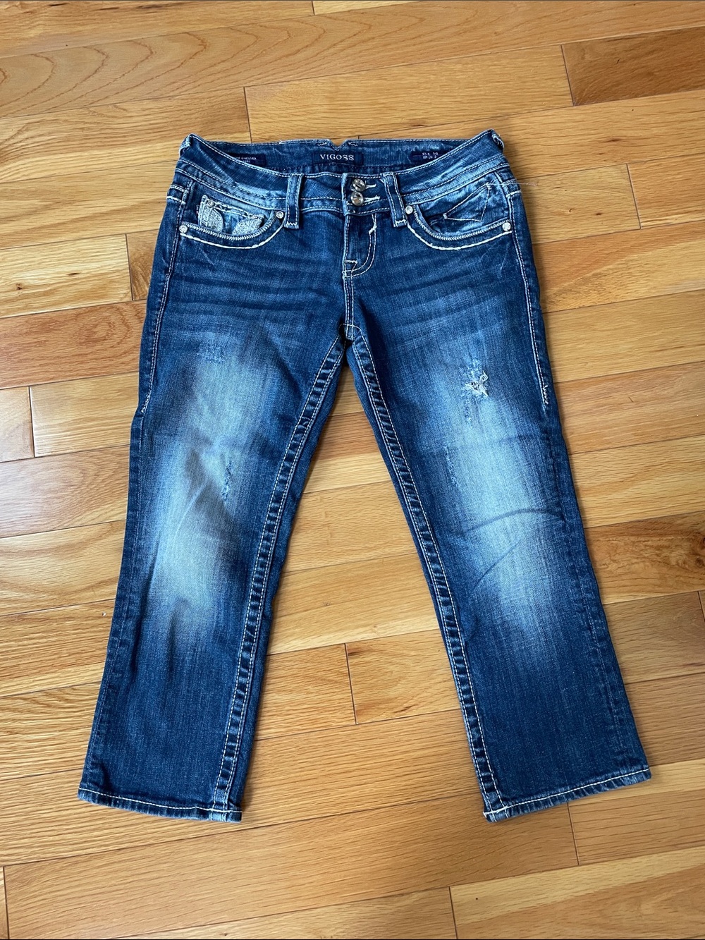 Super Low Rise Vigoss Capri Jeans